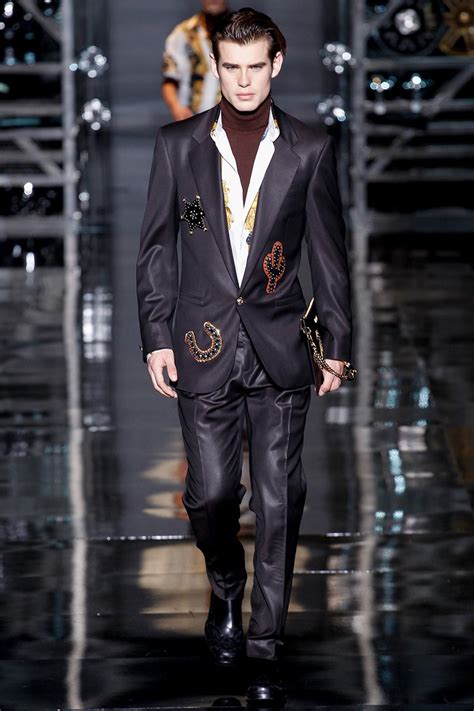 versace collection suit construction|Versace suits for men.